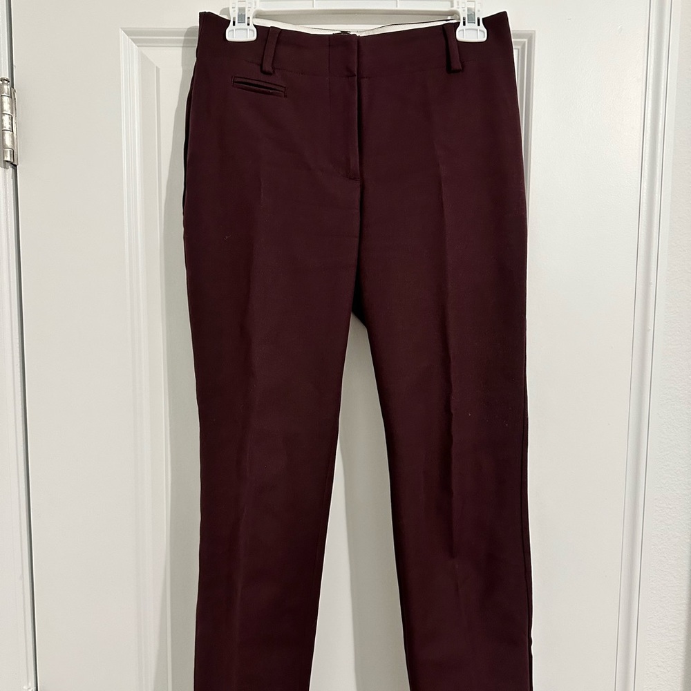 NWOT Maroon work pants